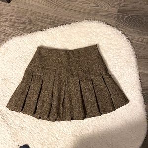Knit Pleated Y2K Tennis Mini Skirt